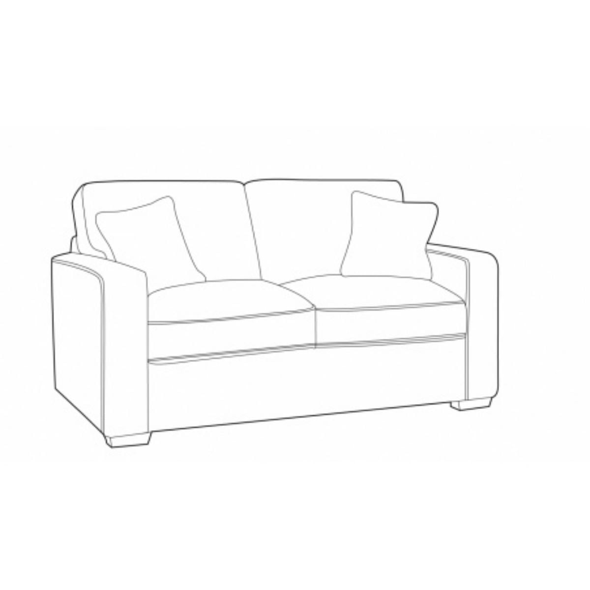 Canapé Castille 2 places en tissu personnalisé