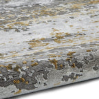 Tapis texturé abstrait artisanal