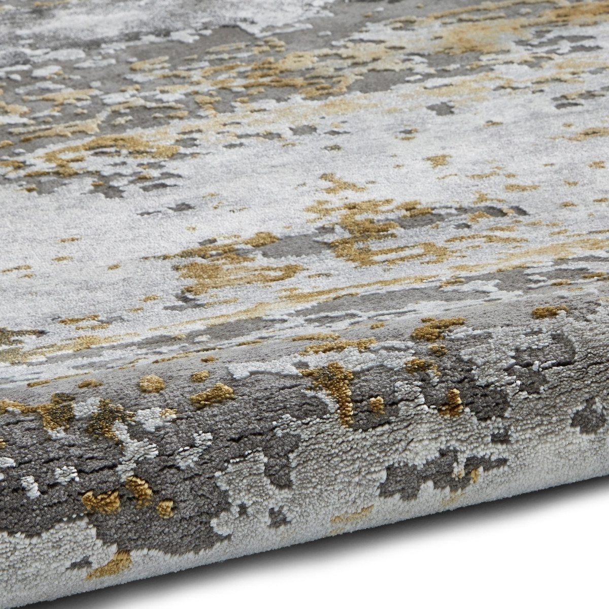 Tapis texturé abstrait artisanal