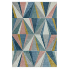 Tapis géométrique coloré Sketch Diamond