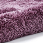 Tapis à poils longs violet clair lavande polaire