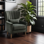 Fauteuil Madeline à dossier incurvé