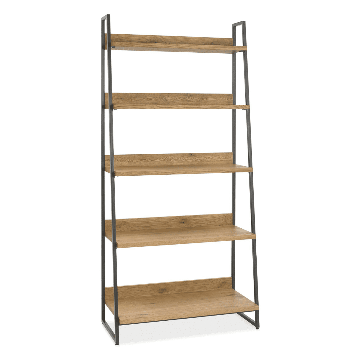 Bibliothèque Inishmore en chêne et métal