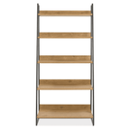 Bibliothèque Inishmore en chêne et métal