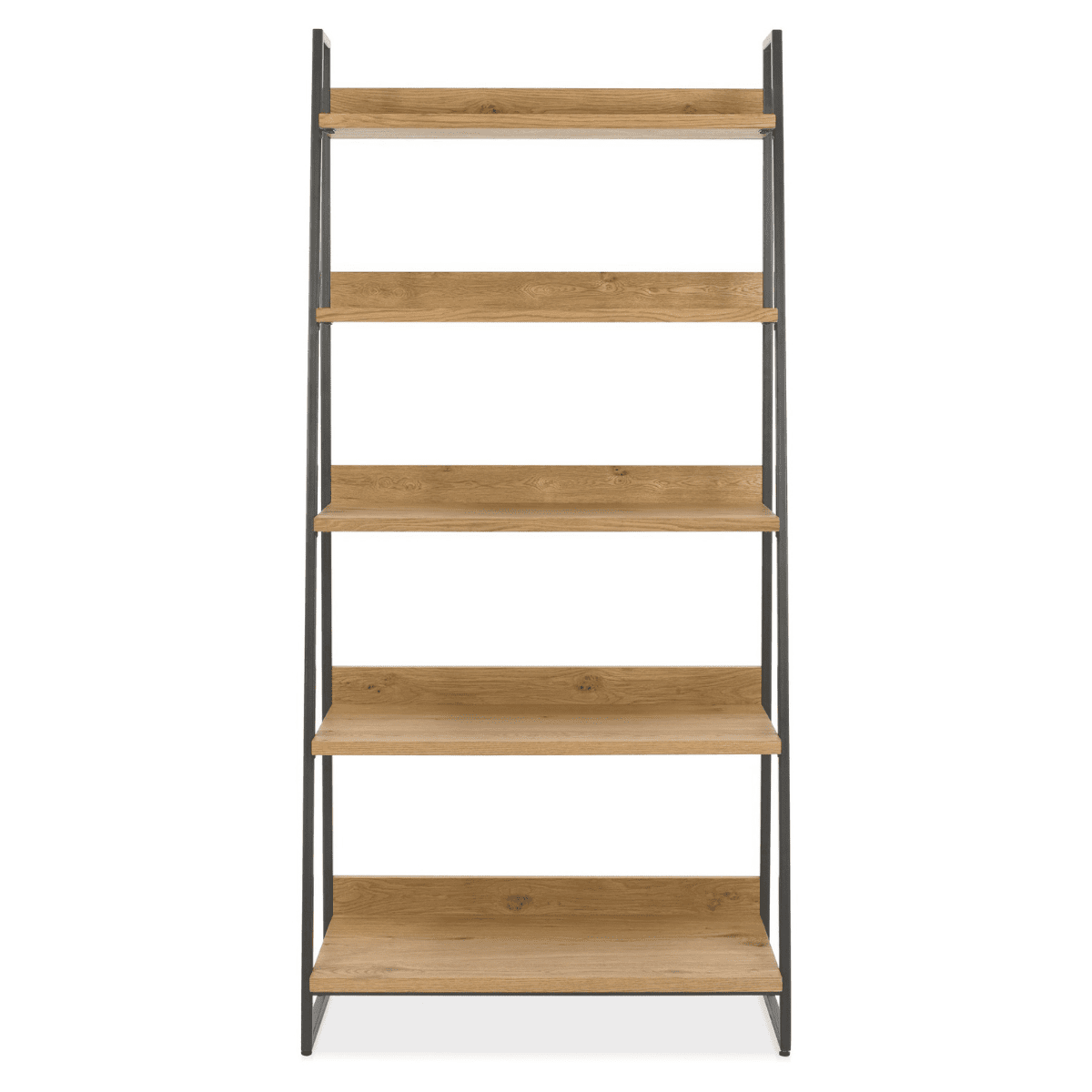 Bibliothèque Inishmore en chêne et métal