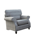 Fauteuil à accoudoirs roulés Edel