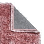 Tapis à poils longs rose clair Polar Rose