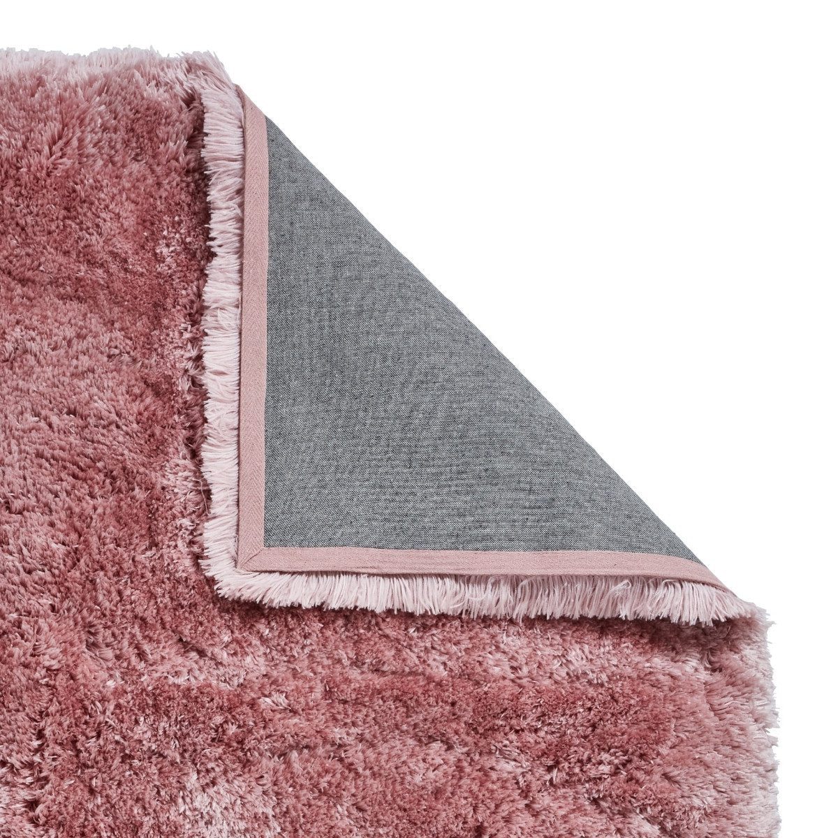 Tapis à poils longs rose clair Polar Rose