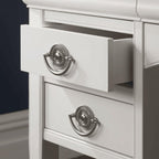 Coiffeuse Chanel blanche à 4 tiroirs