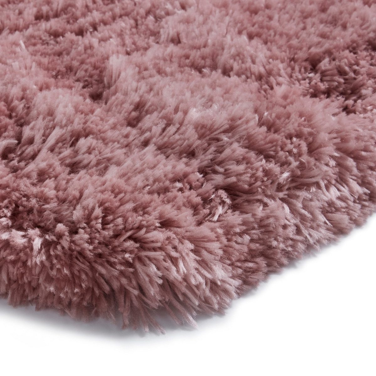 Tapis à poils longs rose clair Polar Rose