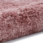 Tapis à poils longs rose clair Polar Rose