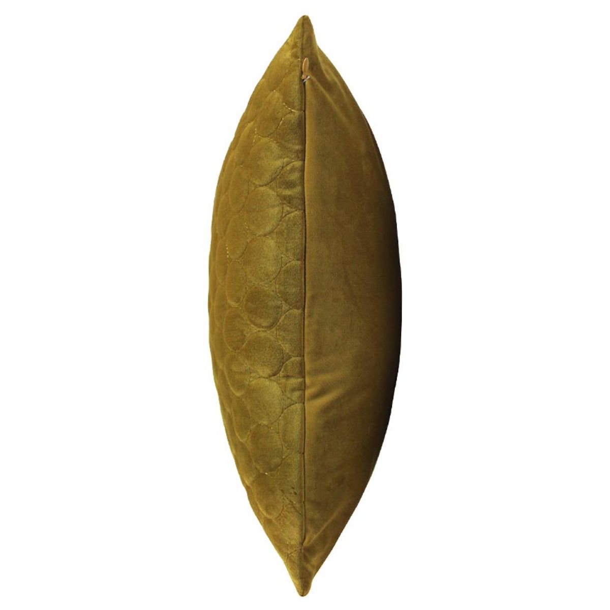 Coussin décoratif matelassé Halo or antique