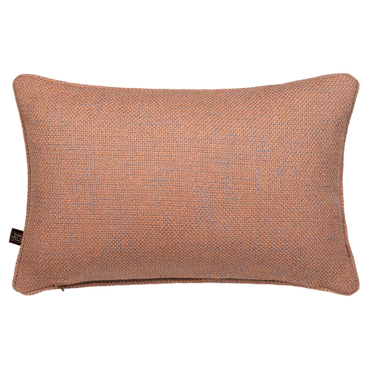 Coussin rectangulaire rose saumon Hadley