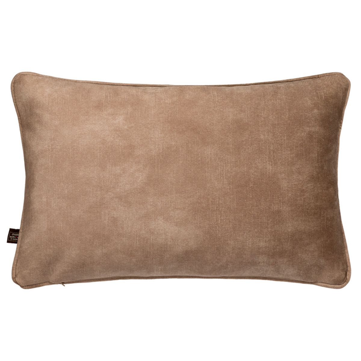 Coussin rectangulaire Etta Camel moutarde