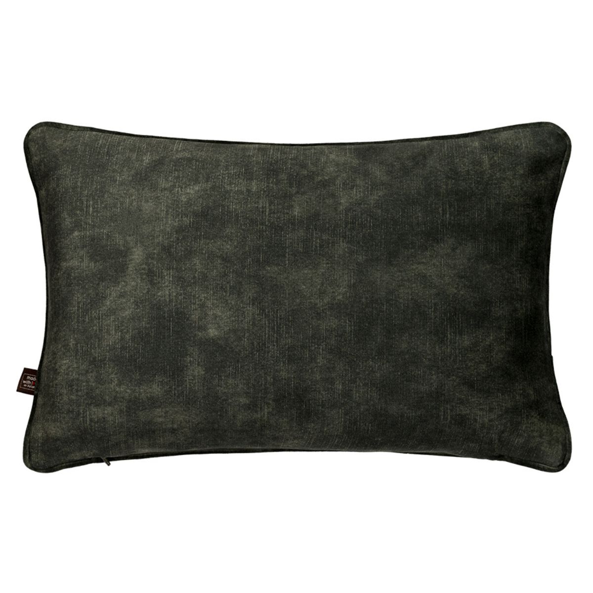 Coussin rectangulaire Etta bleu-vert