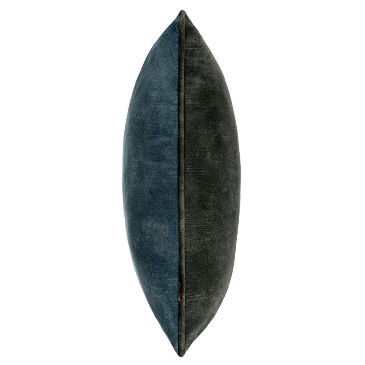 Coussin rectangulaire Etta bleu-vert