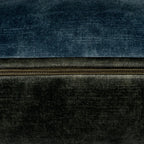 Coussin rectangulaire Etta bleu-vert