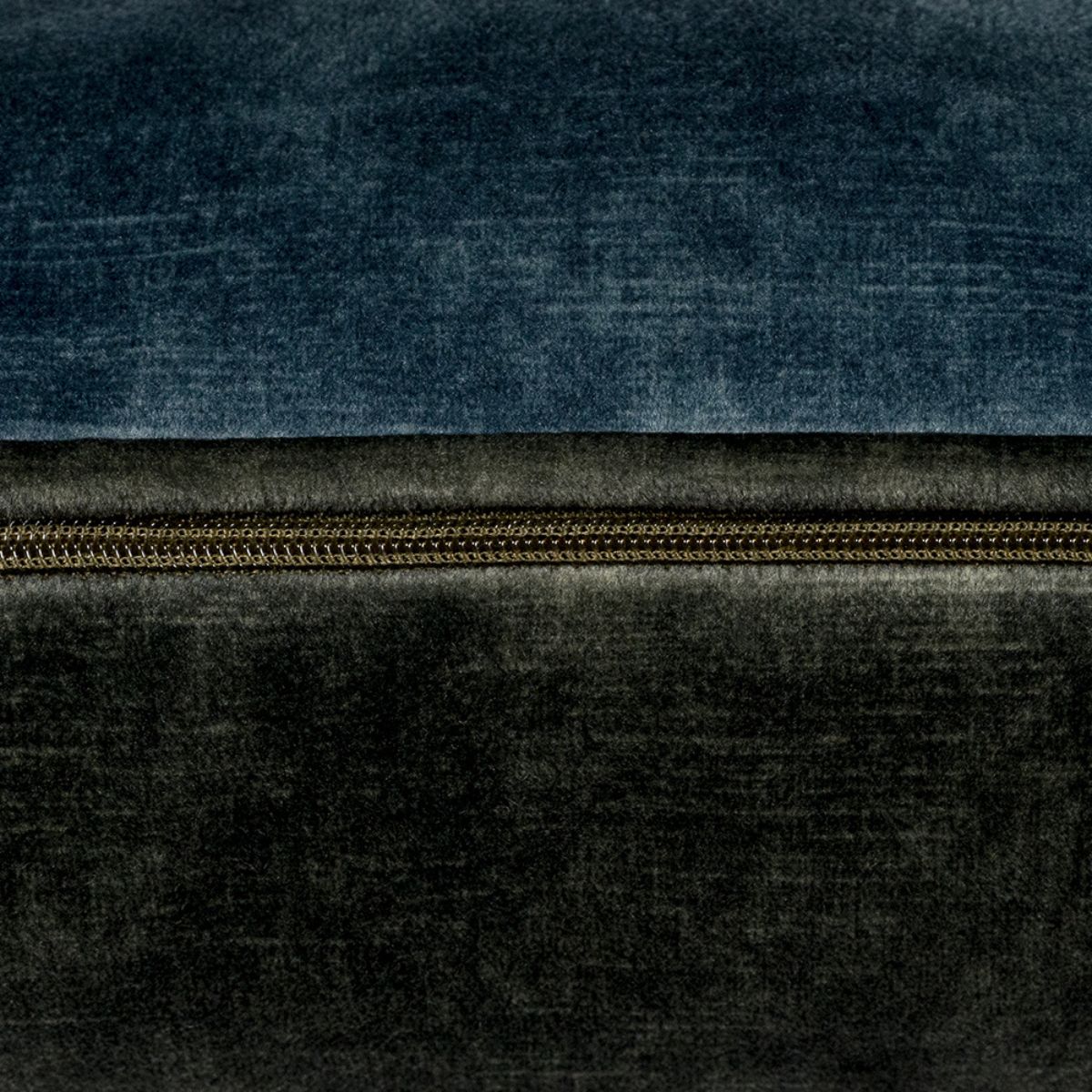 Coussin rectangulaire Etta bleu-vert