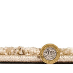 Tapis élégant beige à losanges