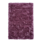 Tapis à poils longs violet clair lavande polaire