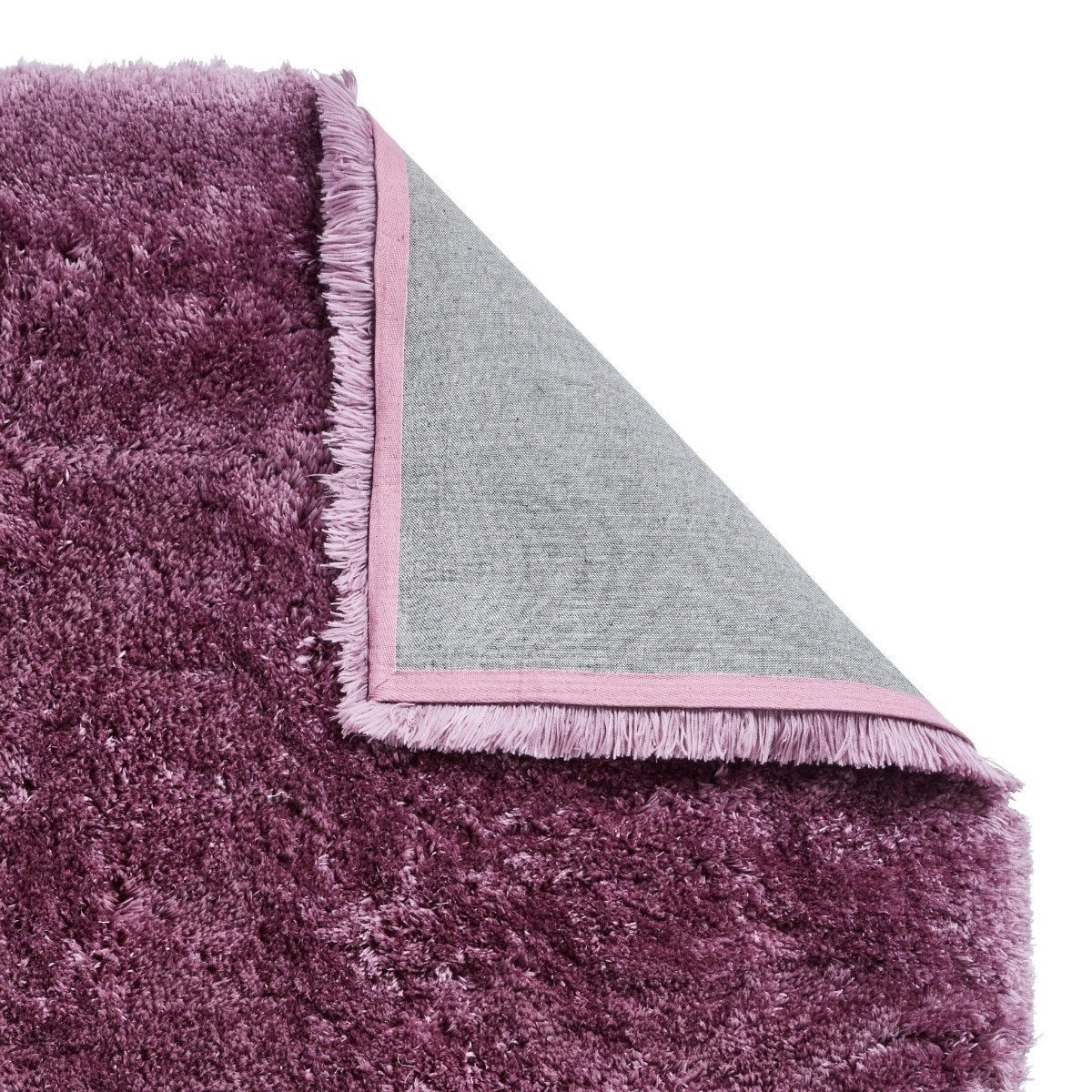 Tapis à poils longs violet clair lavande polaire