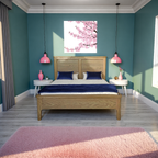 Cadre de lit en chêne Maldon