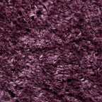 Tapis à poils longs violet clair lavande polaire