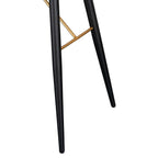 Console Bulgarie noire et cuivre 0,9 m