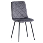 Chaise de salle à manger Billie en velours