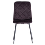 Chaise de salle à manger Billie en velours