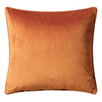 Coussin Bellini en velours couleur terre cuite