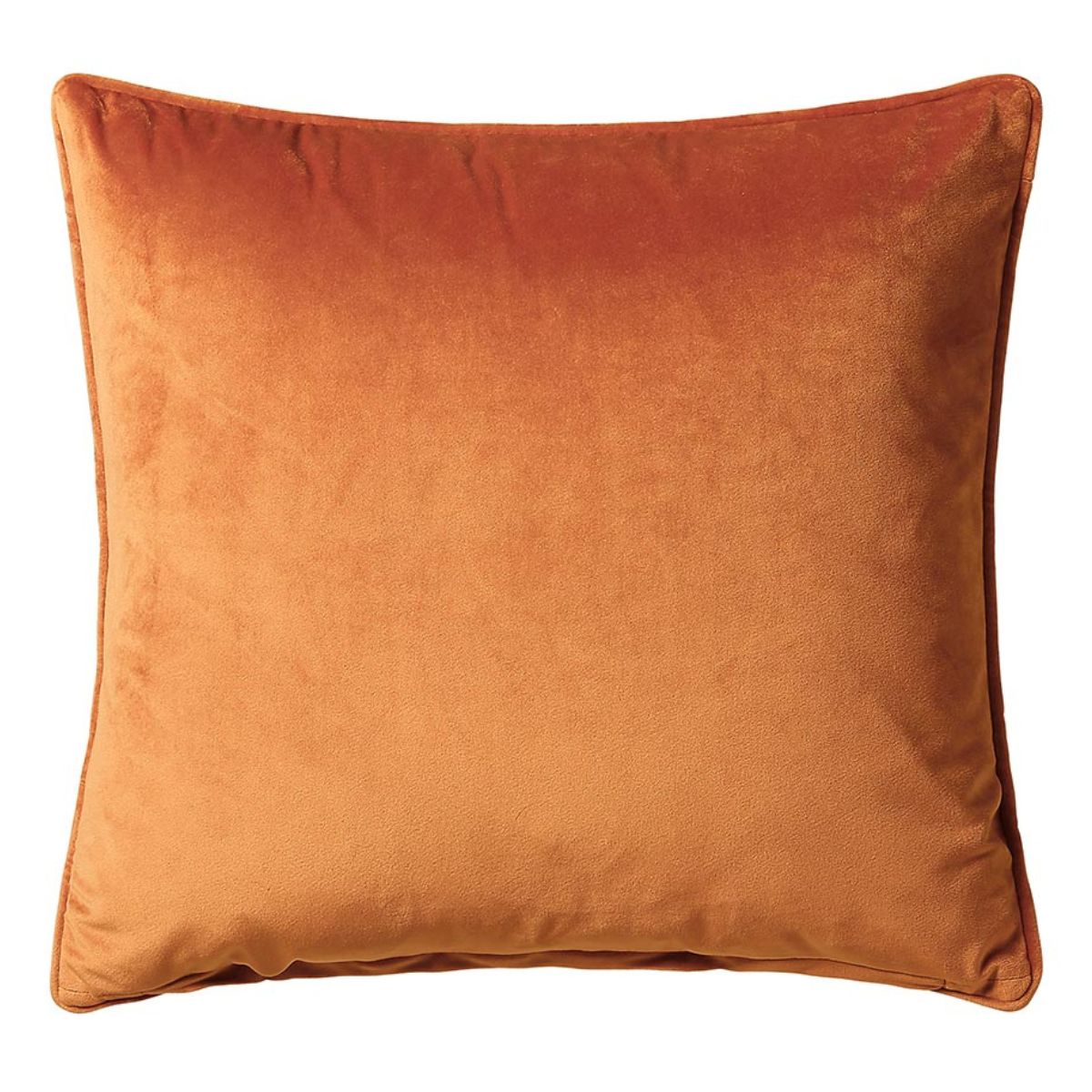 Coussin Bellini en velours couleur terre cuite