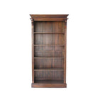 Bibliothèque ouverte en acajou français