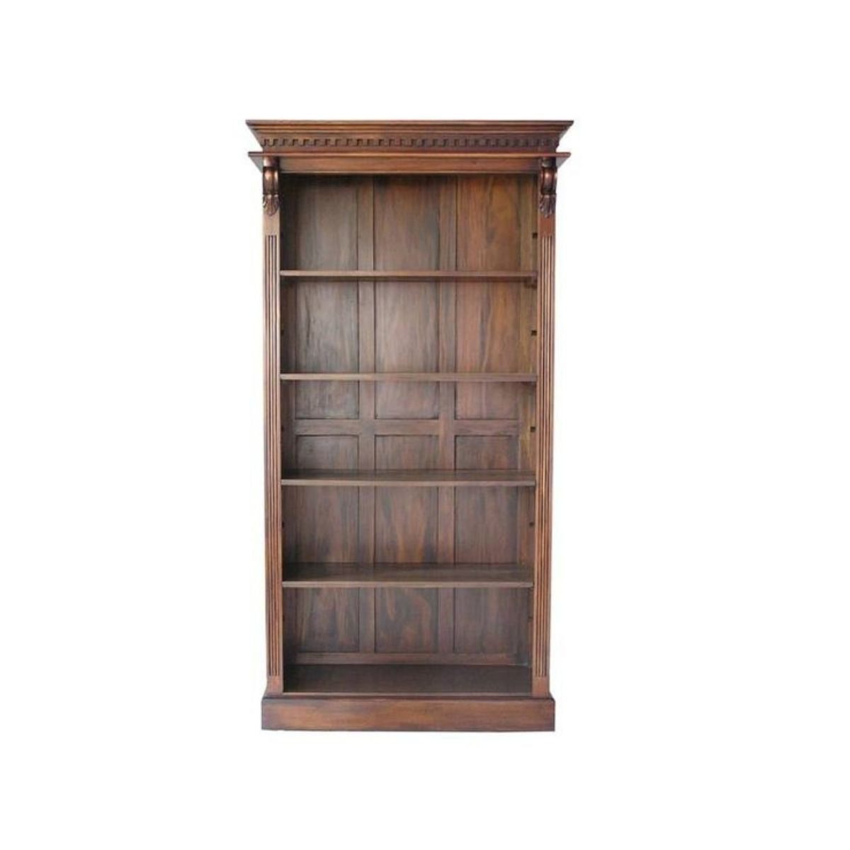 Bibliothèque ouverte en acajou français