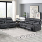 Canapé inclinable électrique 3 places Boxgrove gris