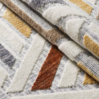 Tapis hexagonal texturé Broadway