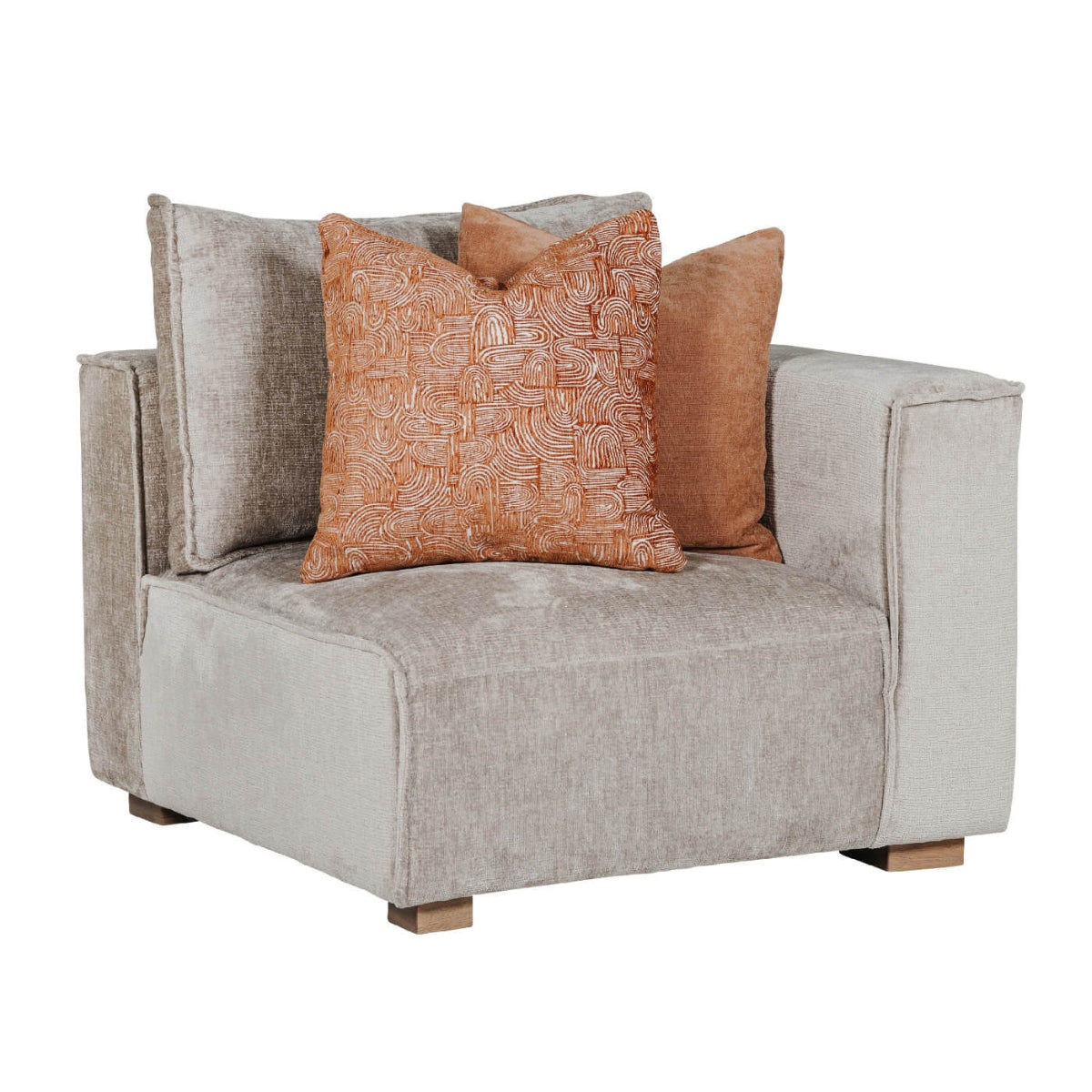 Section de bras modulaire Brogan orientée vers la droite