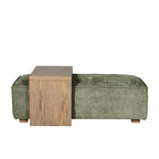 Ensemble pouf et table basse Brogan
