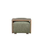 Ensemble pouf et table basse Brogan