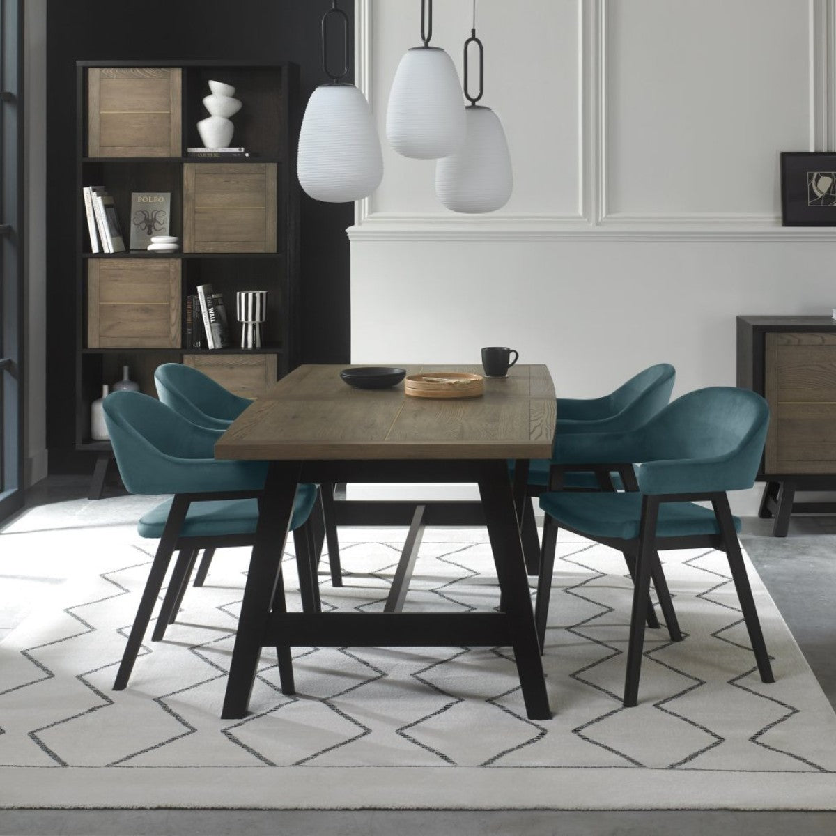 Chaise de salle à manger Chambéry en chêne vieilli