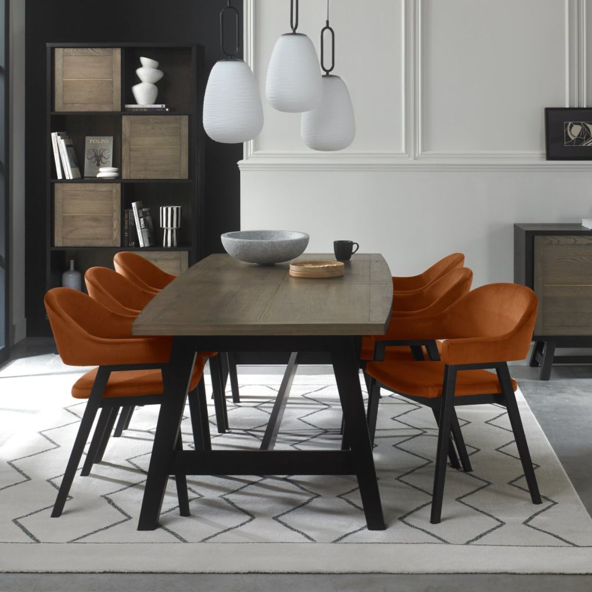 Chaise de salle à manger Chambéry en chêne vieilli