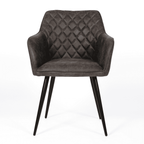 Chaise de salle à manger rembourrée Cameron