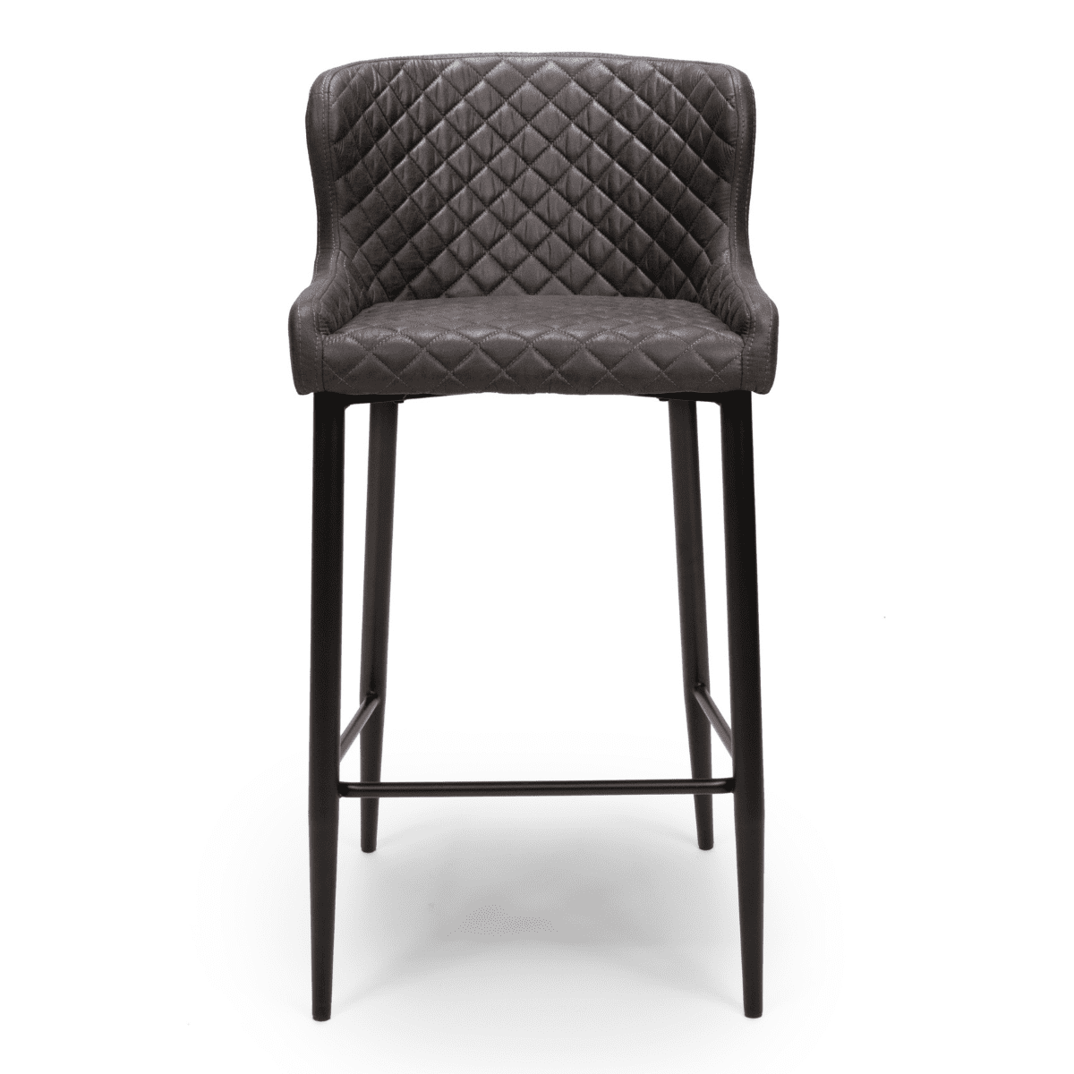 Tabouret de bar matelassé Cameron