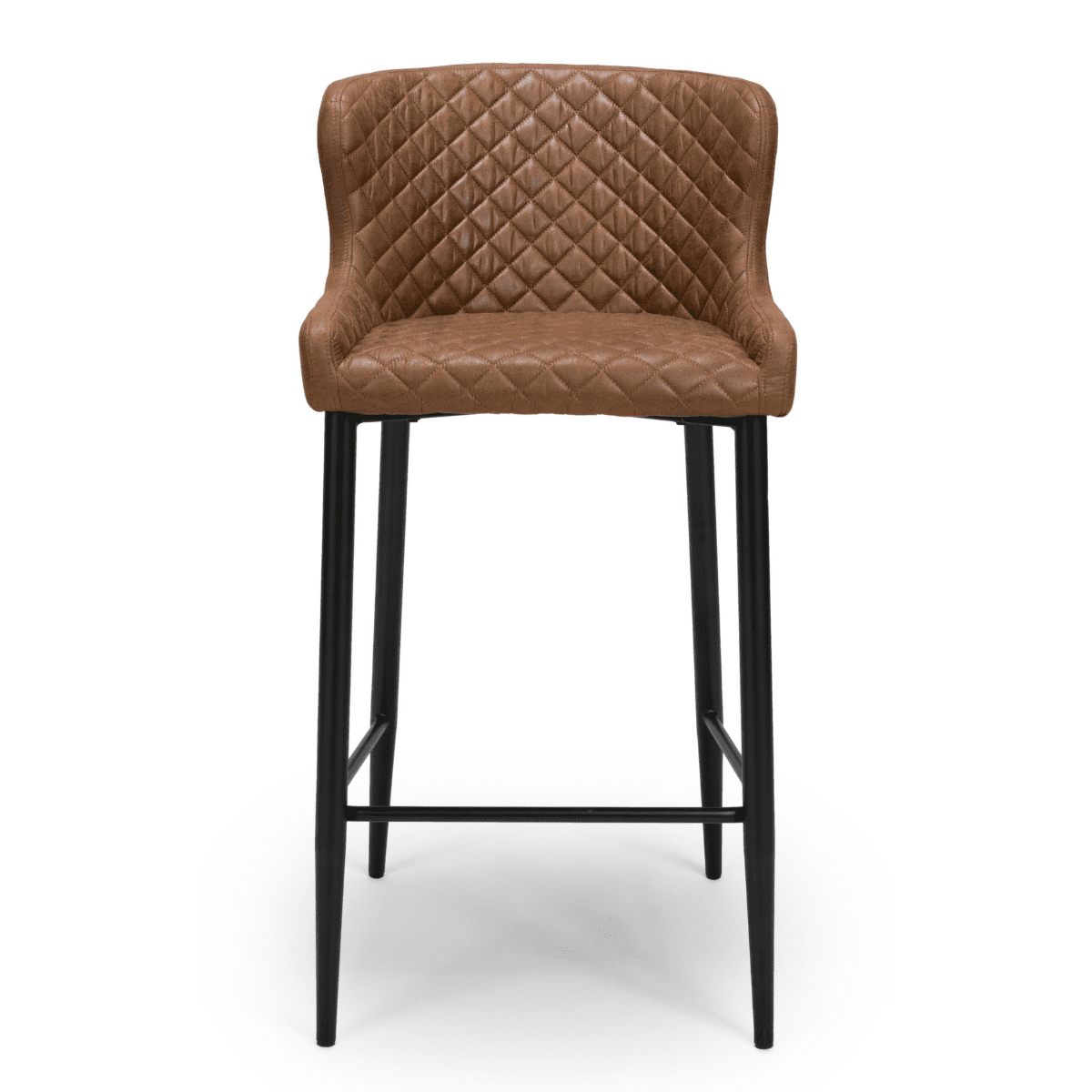 Tabouret de bar matelassé Cameron