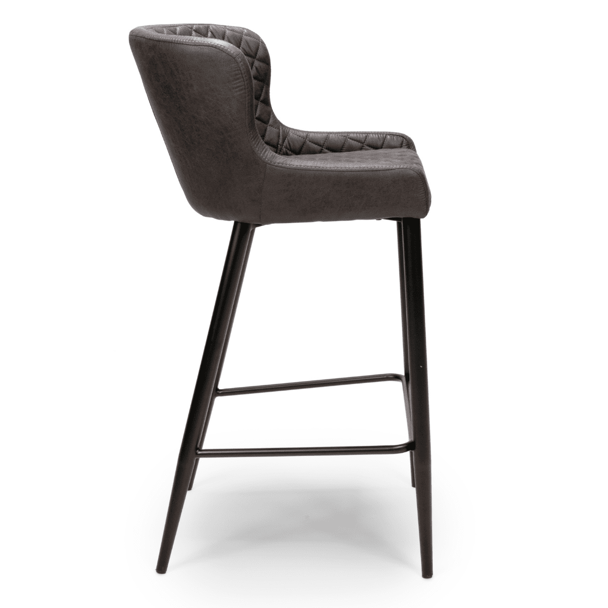 Tabouret de bar matelassé Cameron