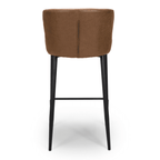 Tabouret de bar matelassé Cameron