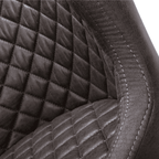 Tabouret de bar matelassé Cameron