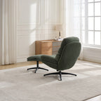 Fauteuil et repose-pieds Caprille