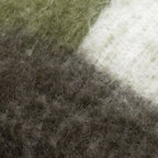 Coussin en laine mohair Cara