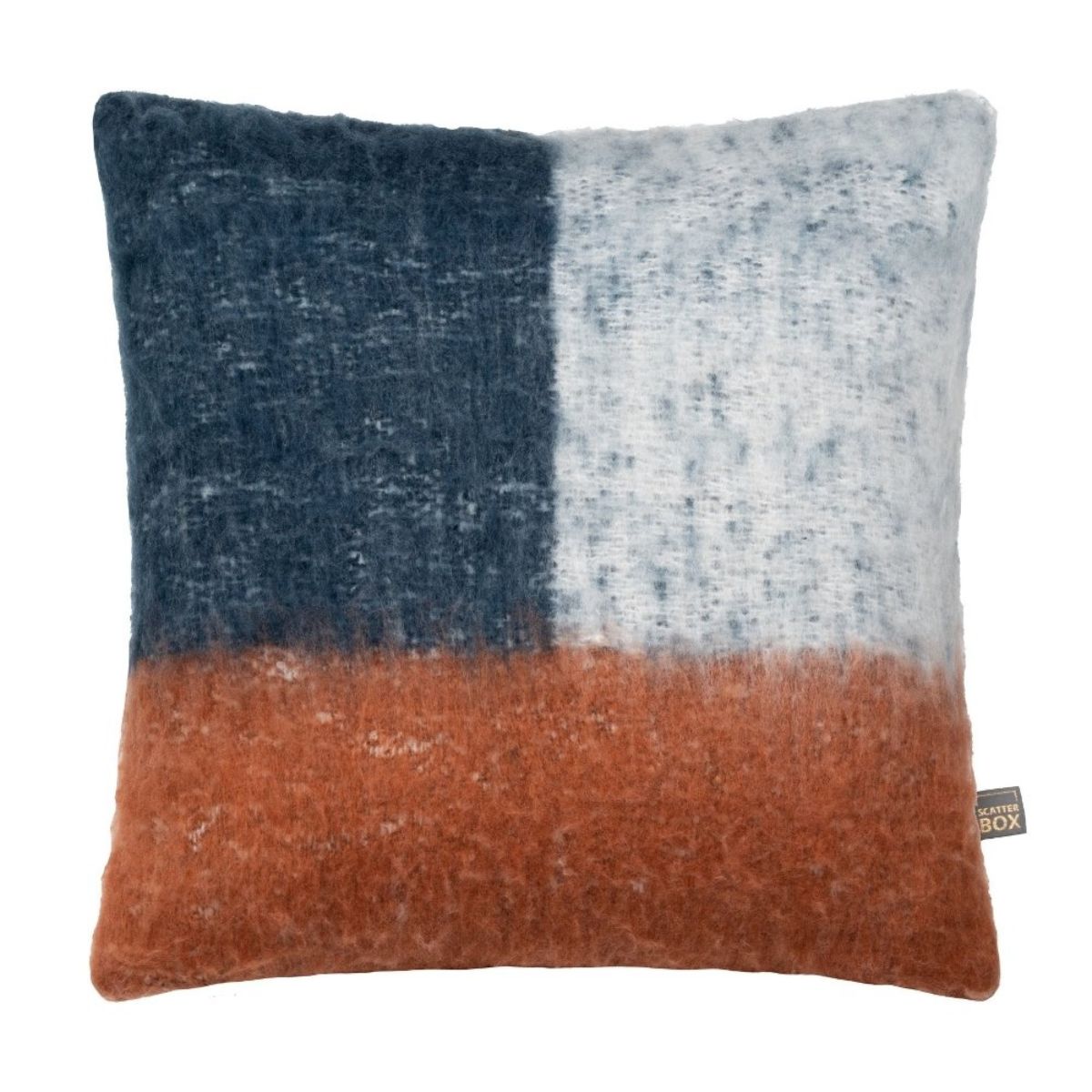 Coussin en laine mohair Cara